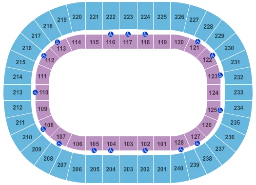  MONSTER JAM Seating Map Seating Chart