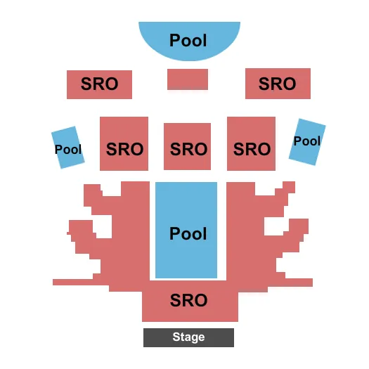  END STAGE Seating Map Seating Chart