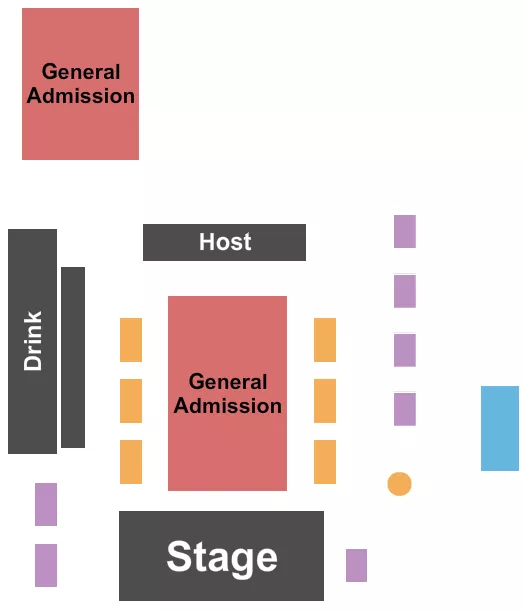  ENDSTAGE Seating Map Seating Chart