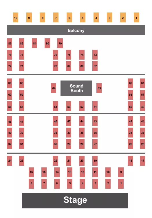  TABLES 3 Seating Map Seating Chart