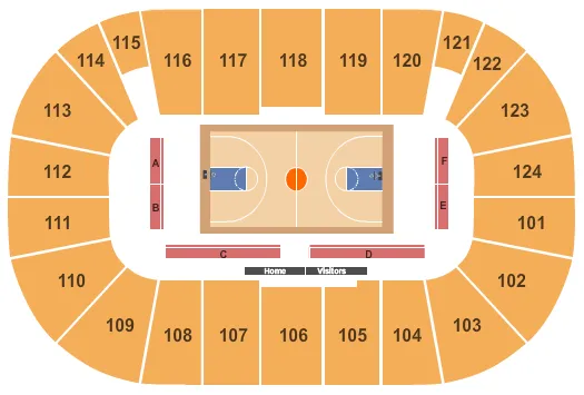  BASKETBALL Seating Map Seating Chart