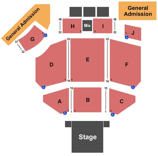  ENDSTAGE 2 Seating Map Seating Chart