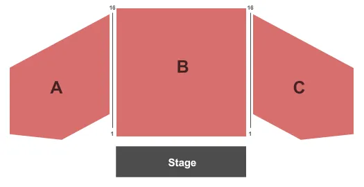  END STAGE Seating Map Seating Chart