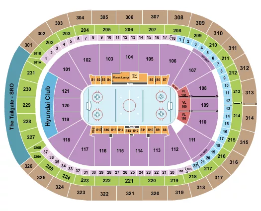  HOCKEY 2 Seating Map Seating Chart