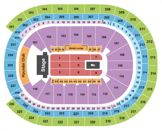  TSO Seating Map Seating Chart
