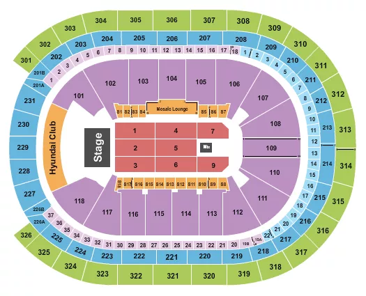  TWICE Seating Map Seating Chart