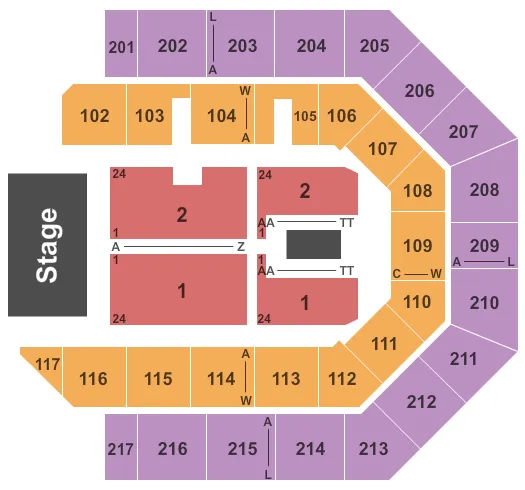  DALAI LAMA Seating Map Seating Chart