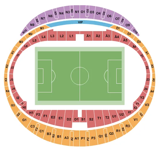  SOCCER Seating Map Seating Chart