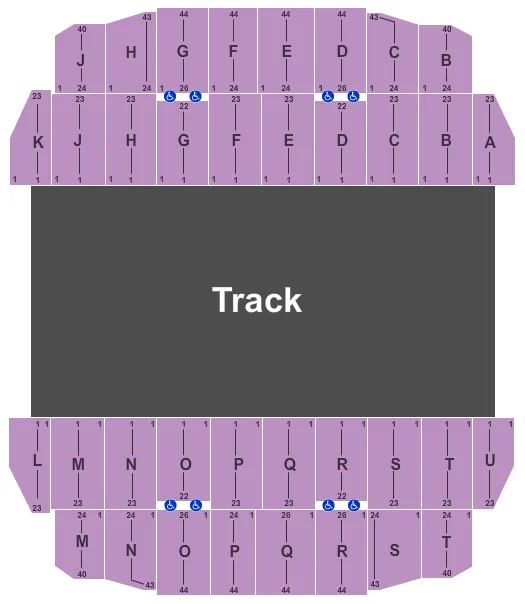 UNI DOME MONSTER X TOUR Seating Map Seating Chart
