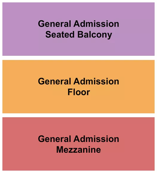  ALL GA Seating Map Seating Chart
