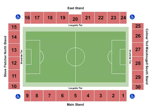  SOCCER STATIC Seating Map Seating Chart