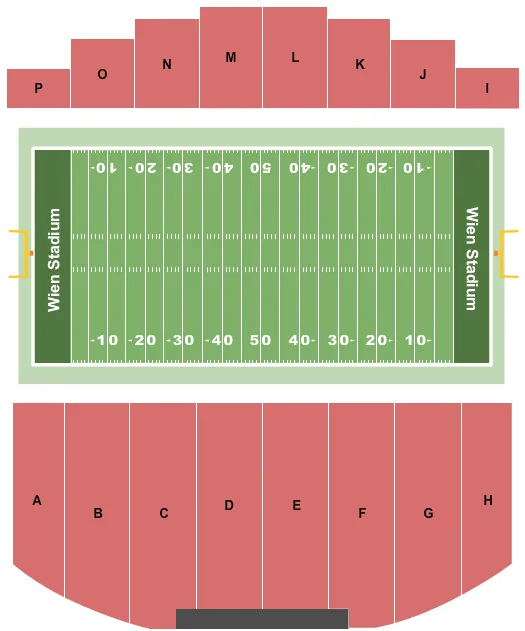  FOOTBALL Seating Map Seating Chart