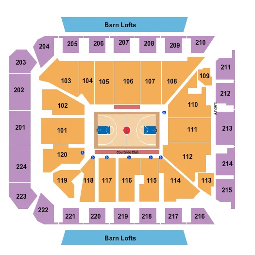  BASKETBALL Seating Map Seating Chart