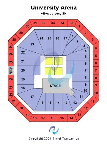  GEORGE STRAIT2 Seating Map Seating Chart