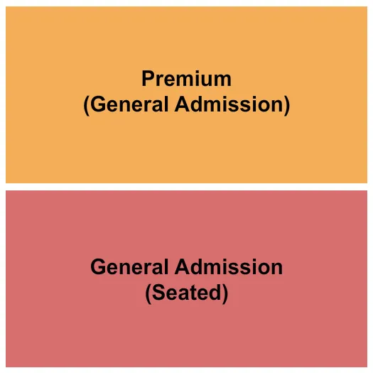 GA PREMIUM Seating Map Seating Chart