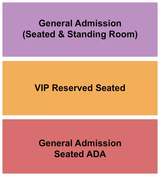 GA VIP RESERVED Seating Map Seating Chart