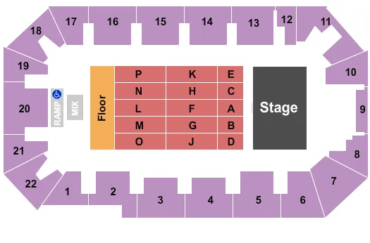 KODI LEE Seating Map Seating Chart
