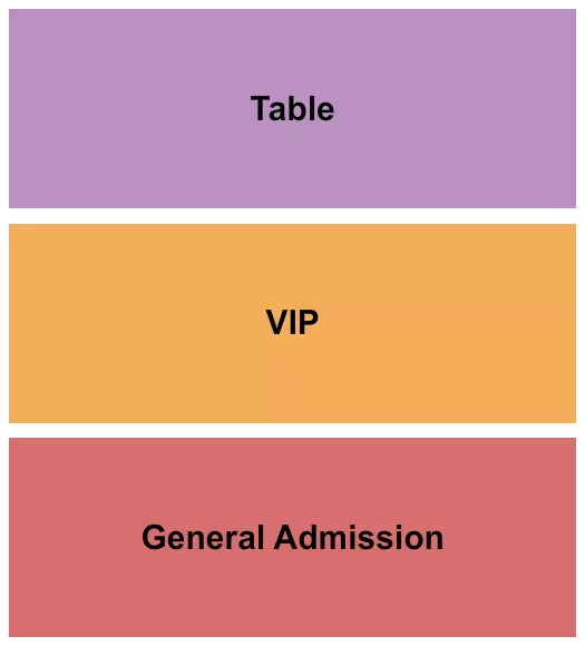 24 OXFORD AT VIRGIN HOTELS LAS VEGAS GA VIP TABLE Seating Map Seating Chart