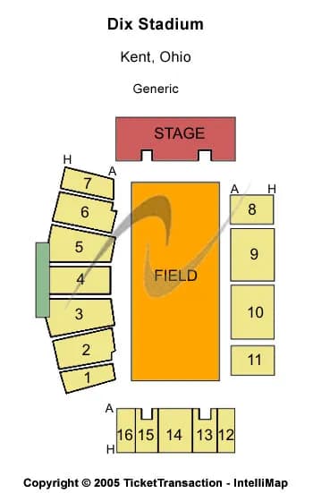 GENERIC Seating Map Seating Chart