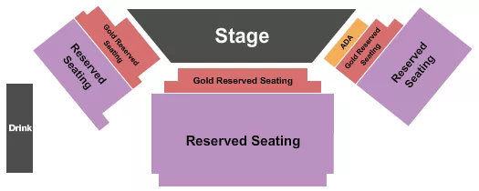 ENDSTAGE Seating Map Seating Chart