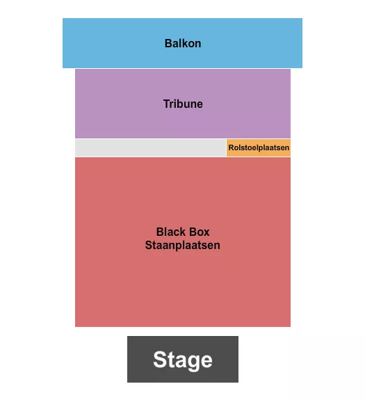 ENDSTAGE Seating Map Seating Chart