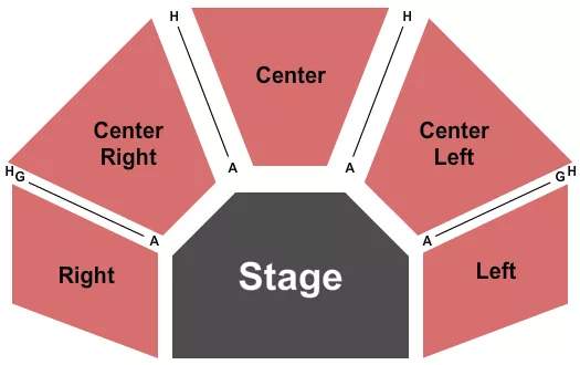 ENDSTAGE Seating Map Seating Chart
