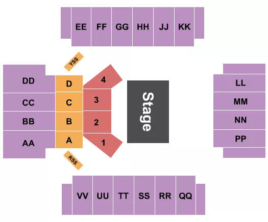 PRICE IS RIGHT Seating Map Seating Chart