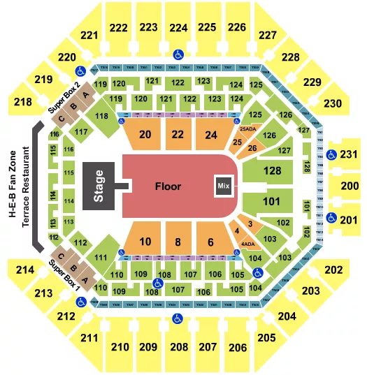 KOE WETZEL Seating Map Seating Chart