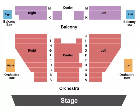 ENDSTAGE Seating Map Seating Chart
