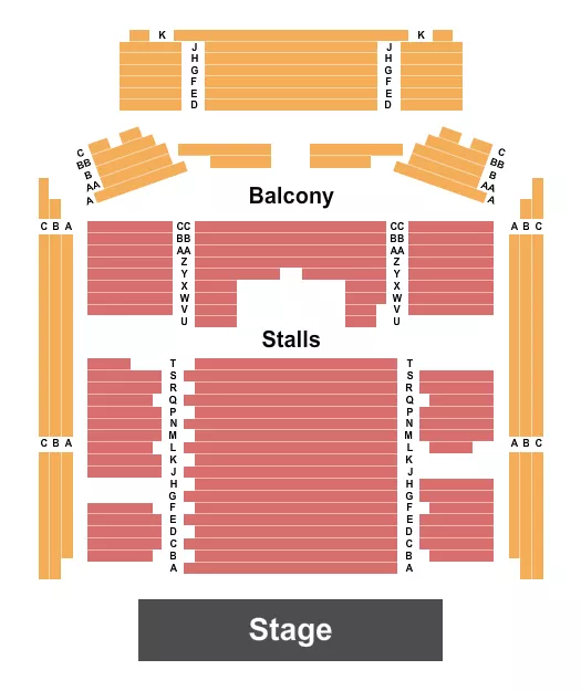 ENDSTAGE Seating Map Seating Chart