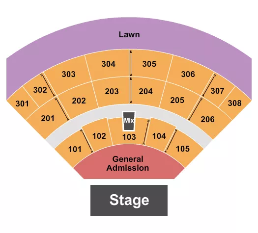 ENDSTAGE GA Seating Map Seating Chart