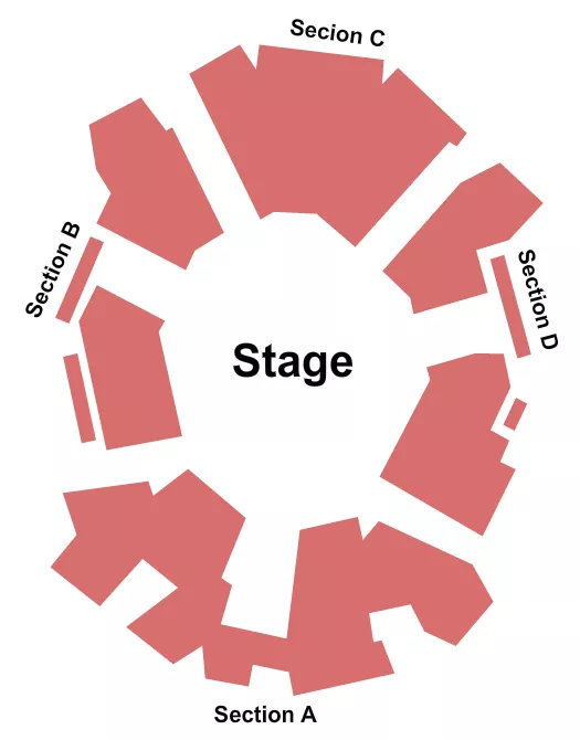 ENDSTAGE Seating Map Seating Chart
