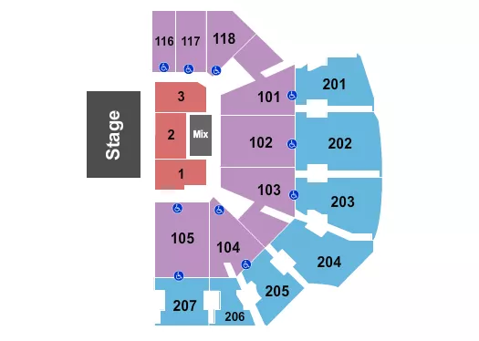 HALF HOUSE 2 Seating Map Seating Chart