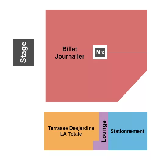 AEROPORT DE SAINT JEAN SUR RICHELIEU ENDSTAGE GA Seating Map Seating Chart