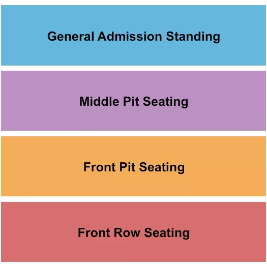 SEATED STANDING Seating Map Seating Chart