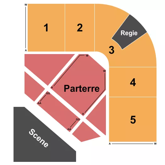 ENDSTAGE RSV Seating Map Seating Chart