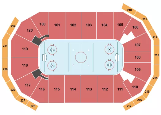 HOCKEY Seating Map Seating Chart