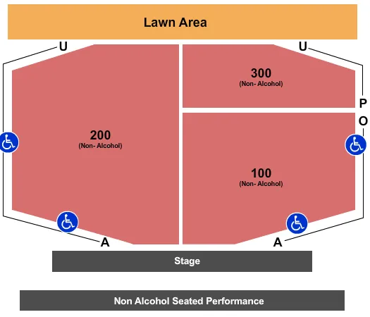 ZACH WILLIAMS Seating Map Seating Chart