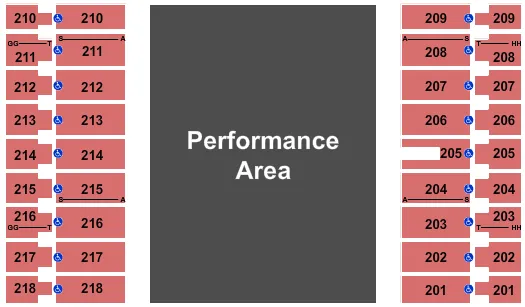 MONSTER TRUCKS 2 Seating Map Seating Chart