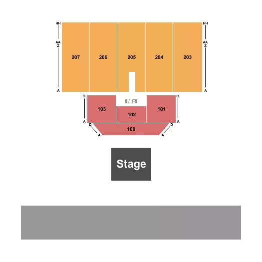 THEATRE 3 Seating Map Seating Chart