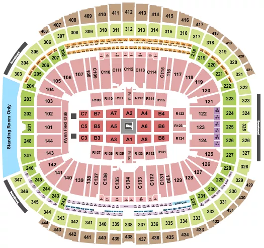 BOXING Seating Map Seating Chart