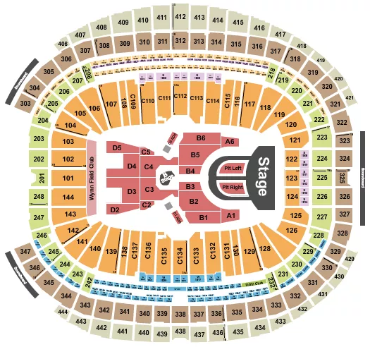 KAROL G Seating Map Seating Chart