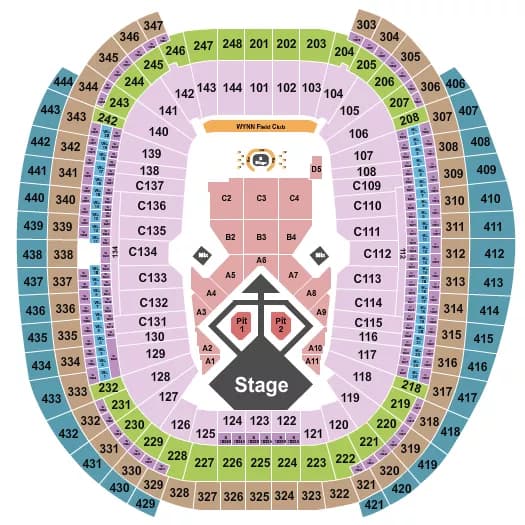 USHER Seating Map Seating Chart