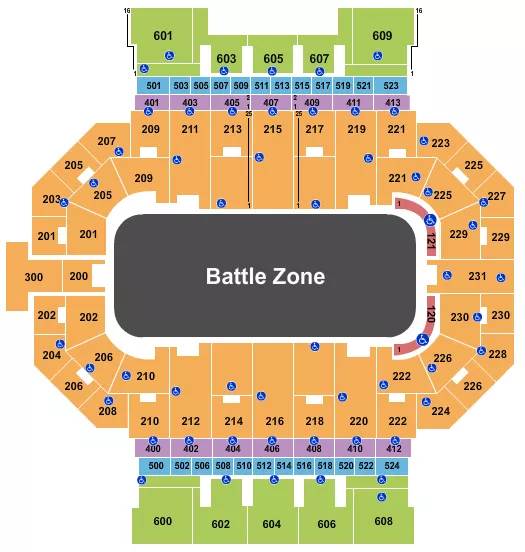 DUDE PERFECT Seating Map Seating Chart