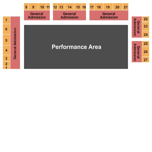 RACING WITH GA Seating Map Seating Chart