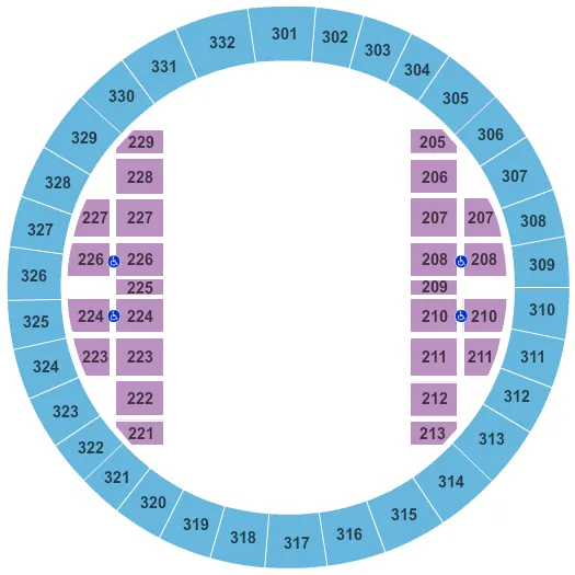 ALLIANT ENERGY CENTER VETERANS MEMORIAL COLISEUM RODEO Seating Map Seating Chart