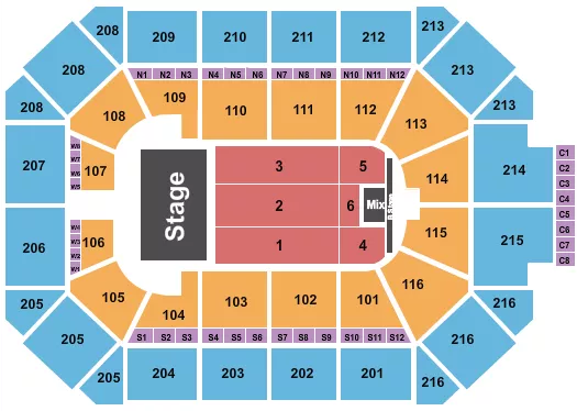 RICARDO ARJONA Seating Map Seating Chart