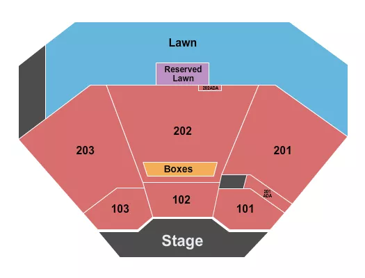ENDSTAGE 2 Seating Map Seating Chart