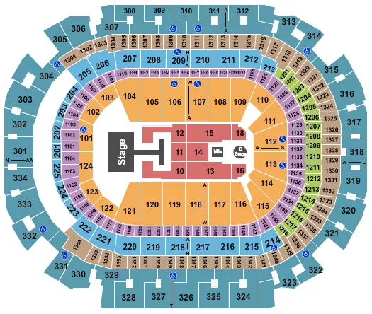 DISNEY DESCENDANTS Seating Map Seating Chart