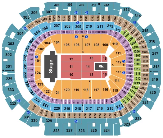 TSO Seating Map Seating Chart